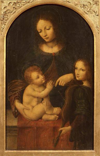 Madonna con Bambino e angelo musicante