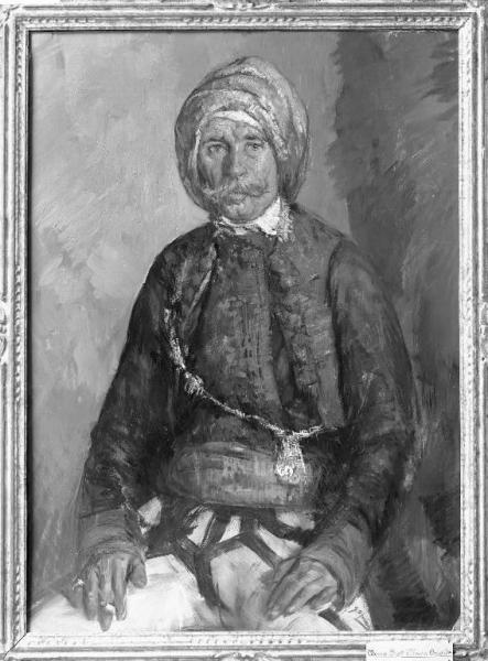 Ritratto di capo albanese con turbante