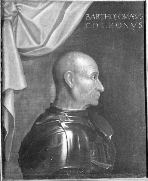 Ritratto di Bartolomeo Colleoni in armatura