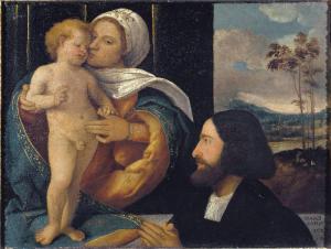 Madonna con Bambino e devoto