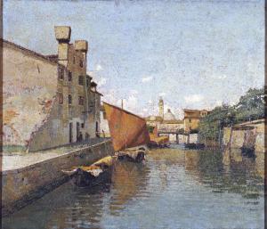 Veduta di un canale a Chioggia
