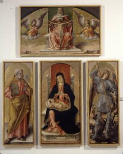 Madonna con Bambino in trono e Santi