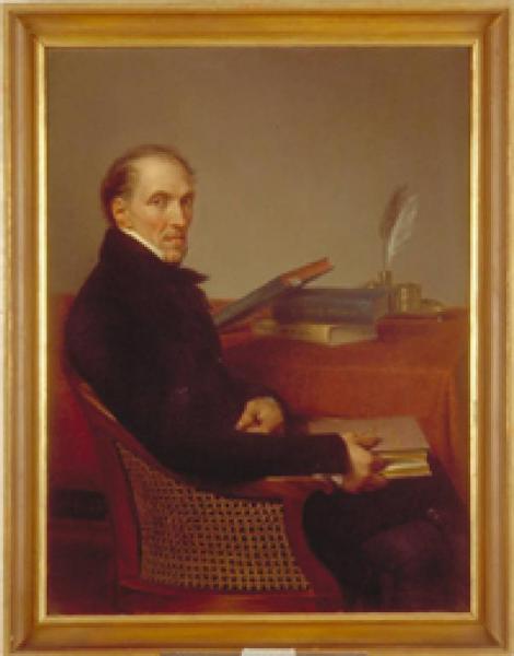 Ritratto del bibliotecario Agostino Salvioni