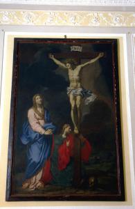Cristo crocifisso con la Madonna e san Giovanni Evangelista