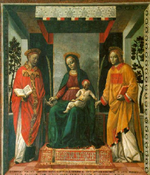 Madonna con Bambino tra San Faustino e San Giovita