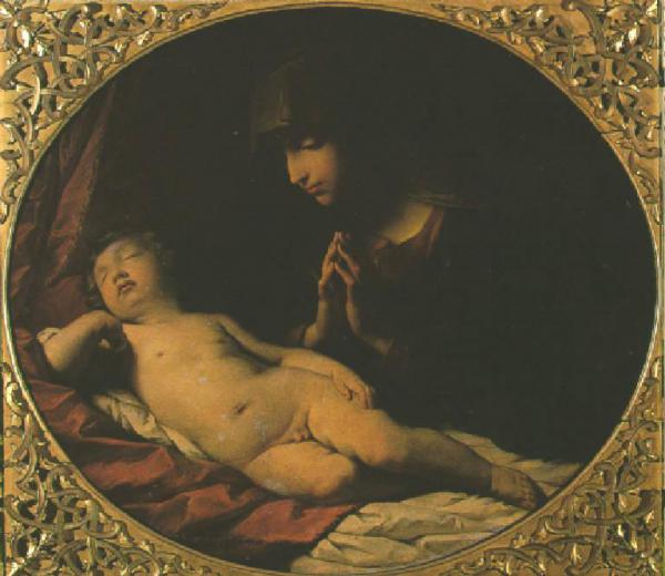Adorazione del Bambino con la Madonna