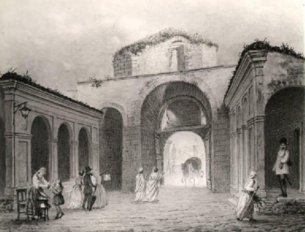 Antiche porte di san Nazzaro distrutte nel 1853 c