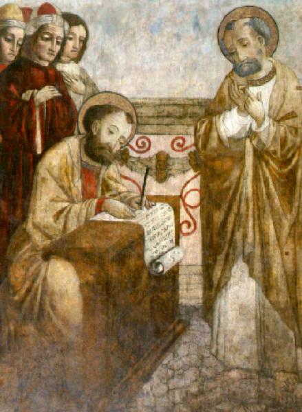 San Pietro detta il vangelo a San Marco