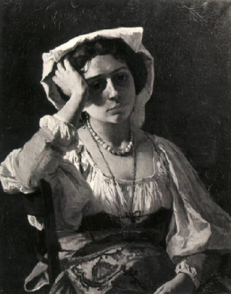 Figura femminile in costume ciociaro