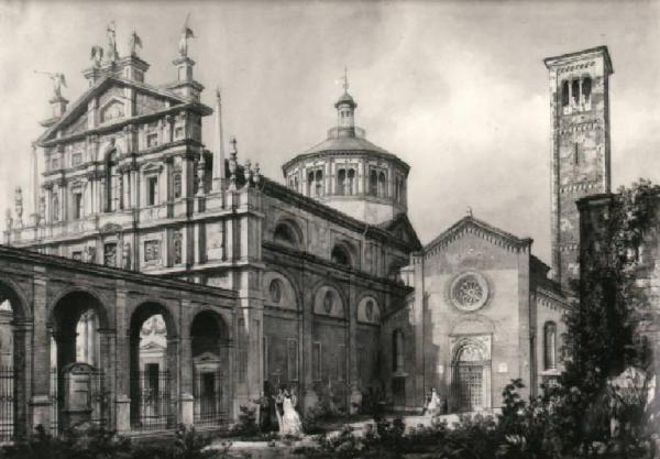 Veduta della chiesa di S. Maria presso San celso a milano