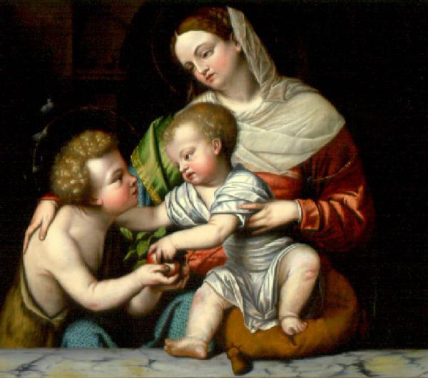 Madonna con Bambino e San Giovanni Battista fanciullo