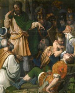 Re Seleuco di Locri fa accecare il figlio