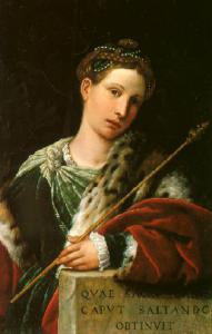 Ritratto di Tullia d'Aragona in veste di Salomè
