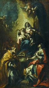 Madonna in trono con santi