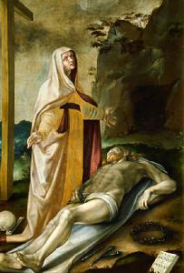 Madonna con Cristo morto