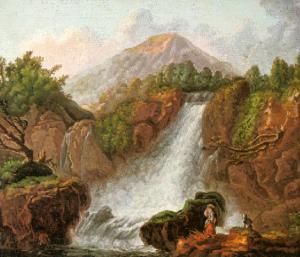 Veduta delle cascate del Teverone a Terni