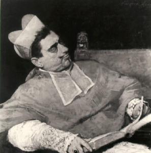 Ritratto di cardinale con libro