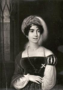 Figura di giovane donna con turbante