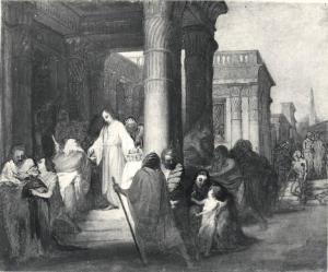 Sant'Antonio offre ai poveri i suoi averi