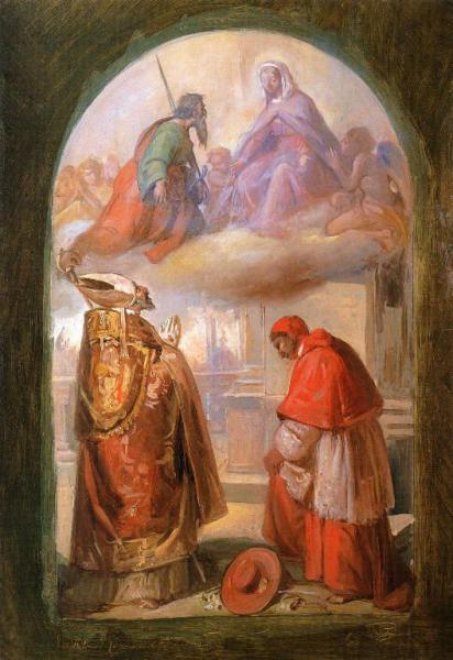 La Madonna supplicata dai Santi Carlo e Alessandro con San Paolo