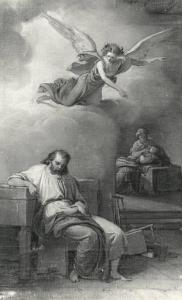 L'Angelo avverte San Giuseppe dei progetti di Erode