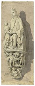 Statua della Vergine - Dettaglio Monumento Chiesa di Santa Marie delle Grazie