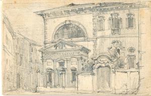 Biblioteca Ambrosiana dalla Piazza di San Sepolcro