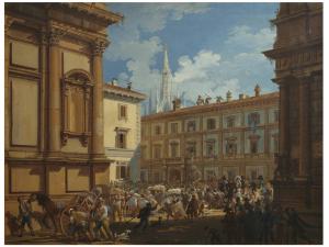 Il saccheggio della casa del Ministro Prina in Piazza San Fedele a Milano ( 20 aprile 1814)