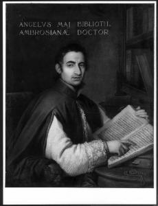 Ritratto di Angelo Maj dottore della Biblioteca Ambrosiana