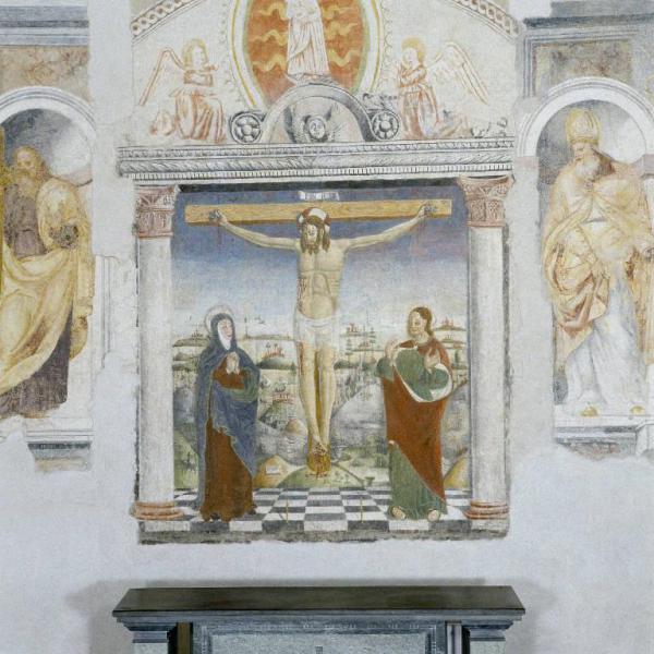 Crocifissione di Cristo con la Madonna, san Giovanni Evangelista e santa Maria Maddalena