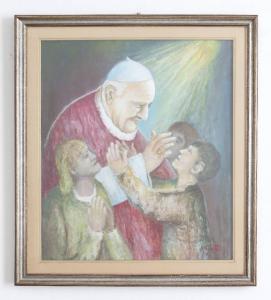 Papa Giovanni XXIII accoglie i bambini
