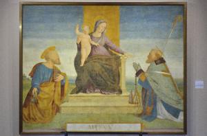 Madonna col Bambino in trono tra i santi Pietro e Ambrogio