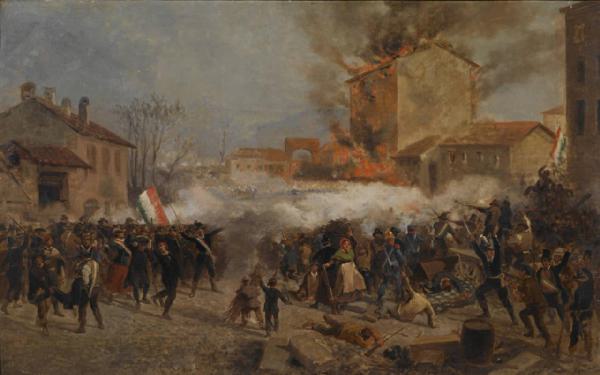 L'assalto a Porta Tosa nel marzo 1848