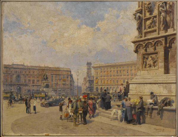 Piazza del Duomo nel 1919