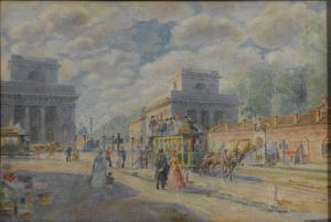Porta Venezia: il primo tramvai a cavalli. Il tram di Monza a cavalli introdotto nel 1876