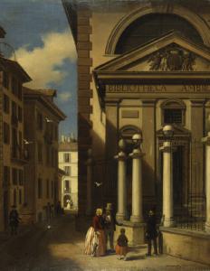 L'Ambrosiana verso Piazza San Sepolcro
