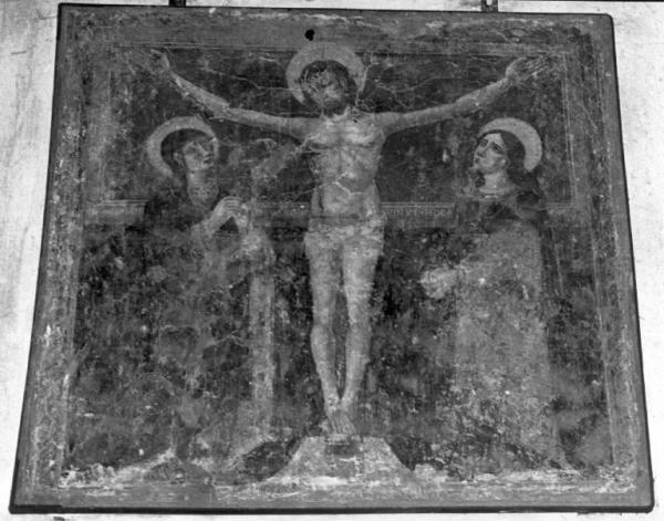 Crocifisso con la Madonna e San Giovanni evangelista