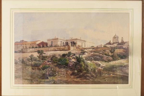 Veduta della casa di Giuseppe Garibaldi a Caprera