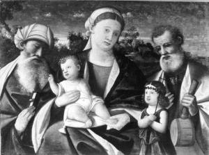 Madonna con Bambino, san Giovannino, san Gioacchino e san Giuseppe