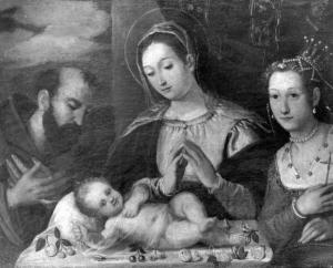 Madonna con Bambino tra san Francesco e santa Caterina