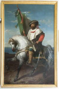 Giuseppe Garibaldi a cavallo