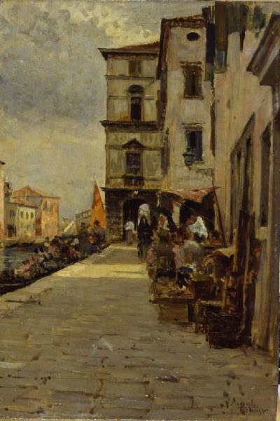 Una calle a Chioggia
