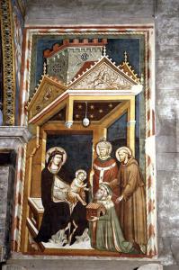 Madonna in trono col Bambino tra San Nicola, San Francesco d'Assisi e il committente Antonio Fissiraga