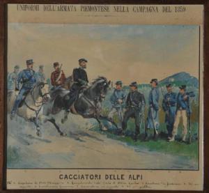 Uniformi dell'Armata Piemontese nella campagna del 1859 - CACCIATORI DELLE ALPI