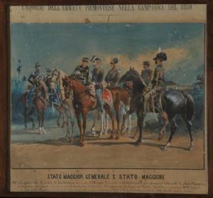 Uniformi dell'Armata Piemontese nella campagna del 1859 -STATO MAGGIOR GENERALE E STATO MAGGIORE