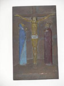 Stazione XII: Gesù innalzato e morto in croce