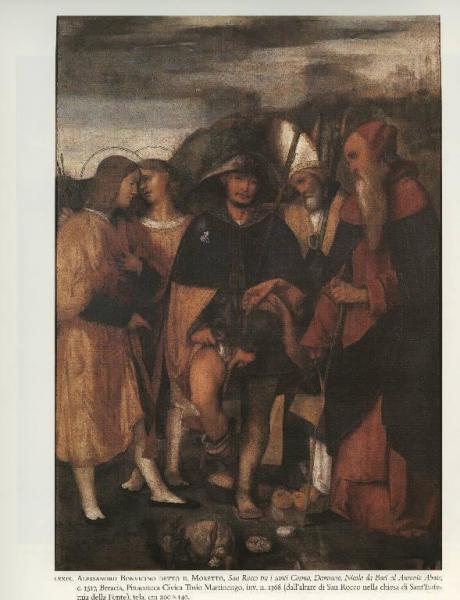 San Rocco con i santi Cosma, Damiano, Nicola da Bari e Antonio Abate