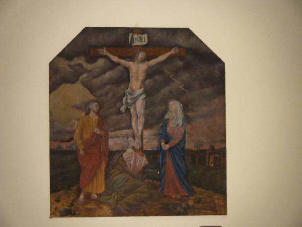 Crocifissione di Cristo con la Madonna, San Giovanni evangelista e Santa Maria Maddalena