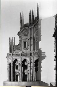 Modello della facciata del Duomo di Milano