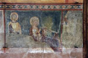 Matrimonio mistico di Santa Caterina d'Alessandria con santo cavaliere